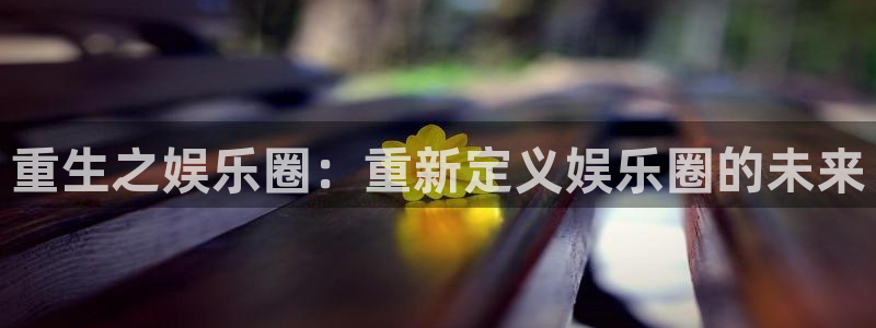 杏鑫娱乐体育用品：重生之娱乐圈：重新定义娱乐圈的未来