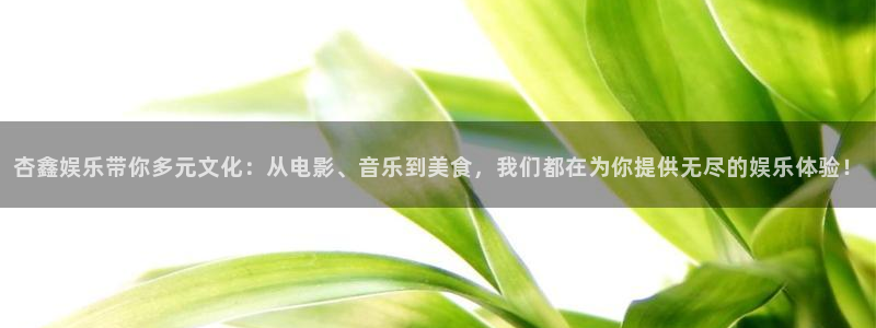 杏鑫娱乐体育在线注册：杏鑫娱乐带你多元文化：从电影、音乐到美食，我们都在为你提供