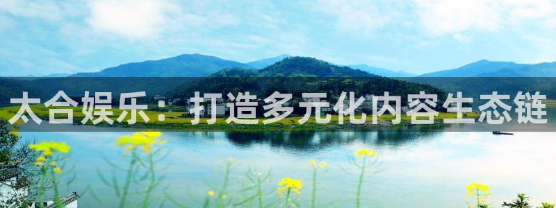 杏鑫娱乐体育代理：太合娱乐：打造多元化内容生态链